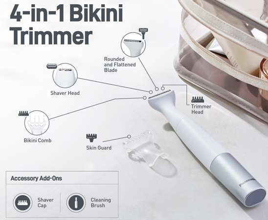 4-in-1 Bikini Trimmer & Shaver